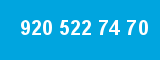 920 522 74 70 920 522 74 70